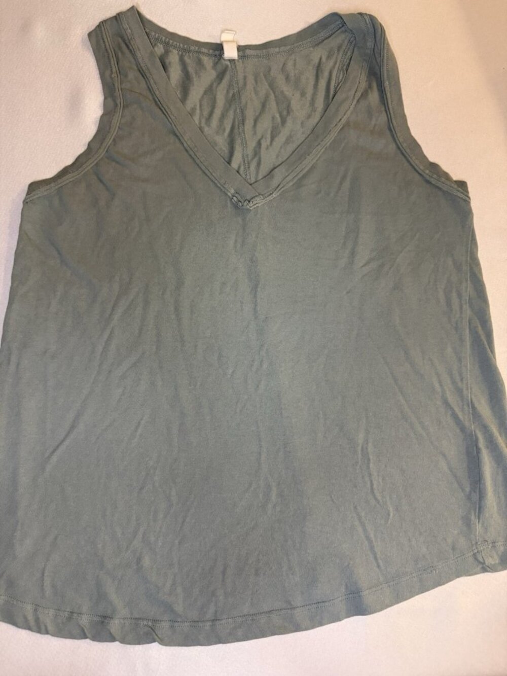 Wishlist Women's Classics Design Green Tank Top Size M